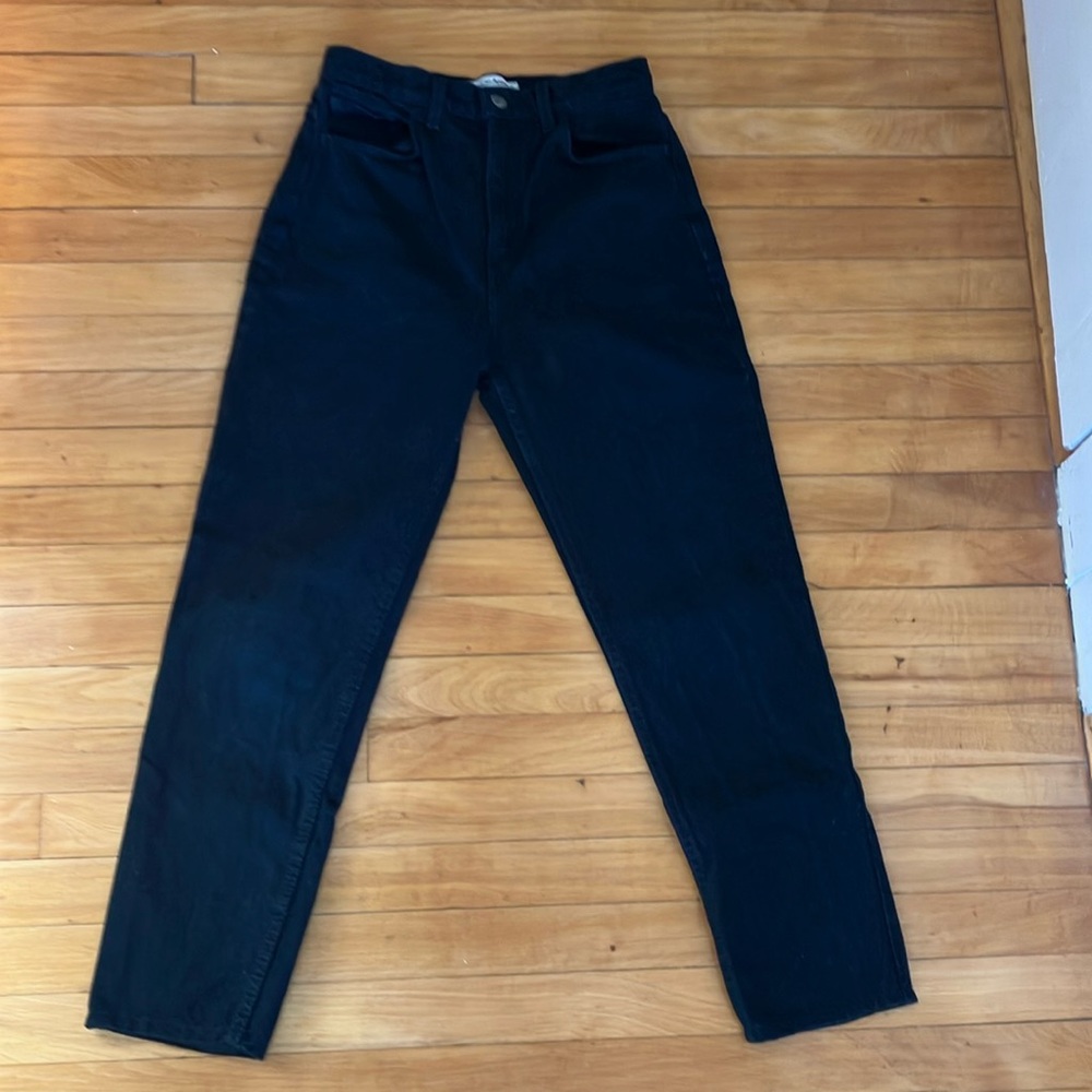 American Apparel black high waist jeans